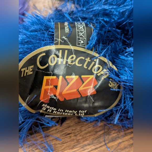 Eyelash Yarn Lot - Purple, Blue, Black, Tan, Multi Color 9 Skiens 465g - Picture 2 of 15